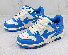 Out Of Office OOO Low Tops White Blue