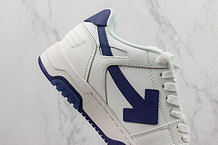 Out Of Office OOO Low Tops White White Navy Blue