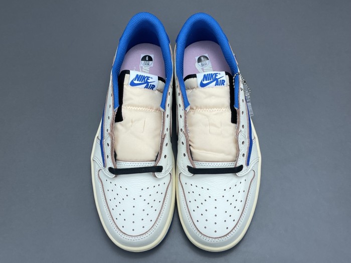 1's Retro Low OG SP Fragment x Travis Scott Sail Military Blue