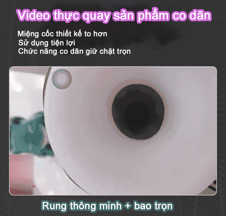 Âm Đạo Giả Bú Mút Điệp Viên 007 Masturbation Cup