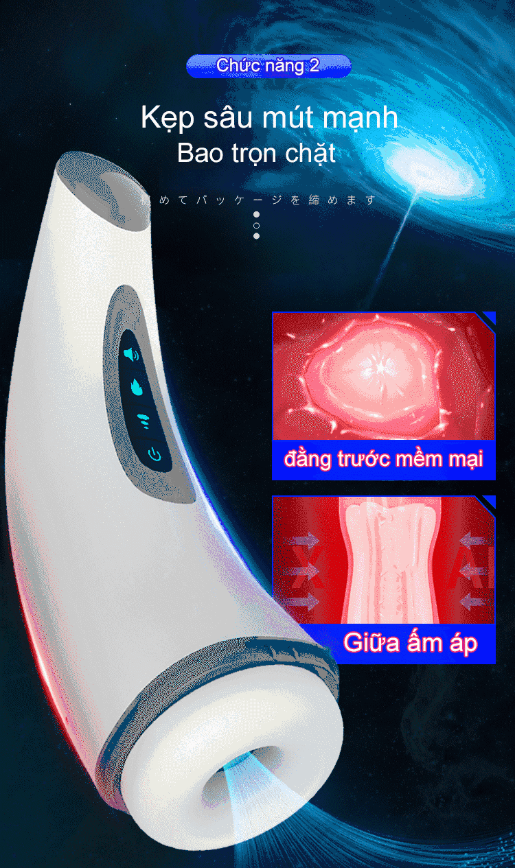 Âm Đạo Giả Bú Mút Điệp Viên 007 Masturbation Cup