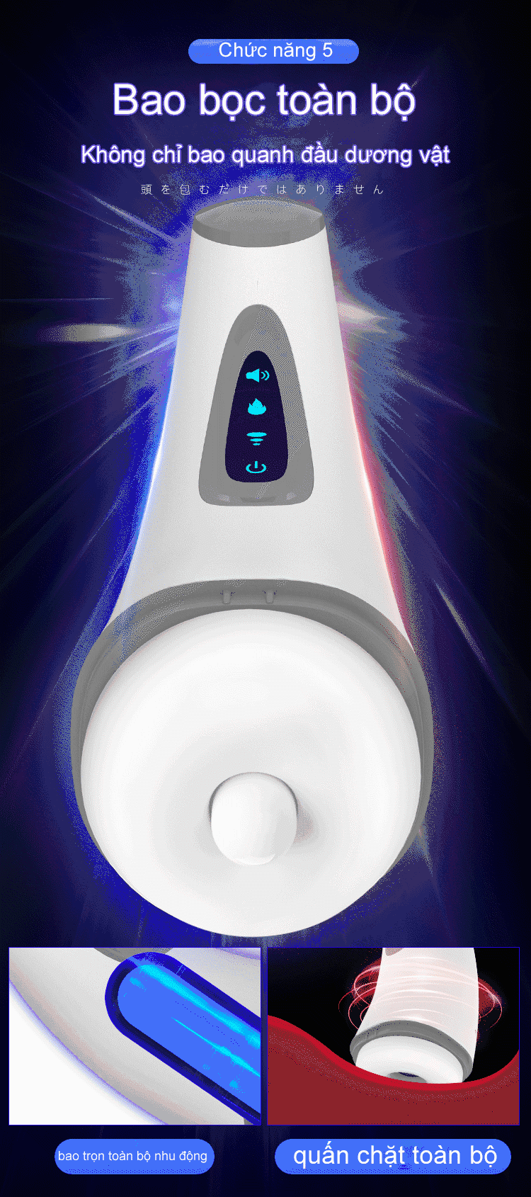 Âm Đạo Giả Bú Mút Điệp Viên 007 Masturbation Cup
