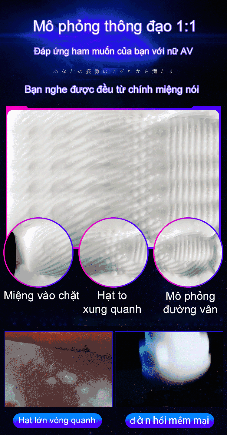 Âm Đạo Giả Bú Mút Điệp Viên 007 Masturbation Cup