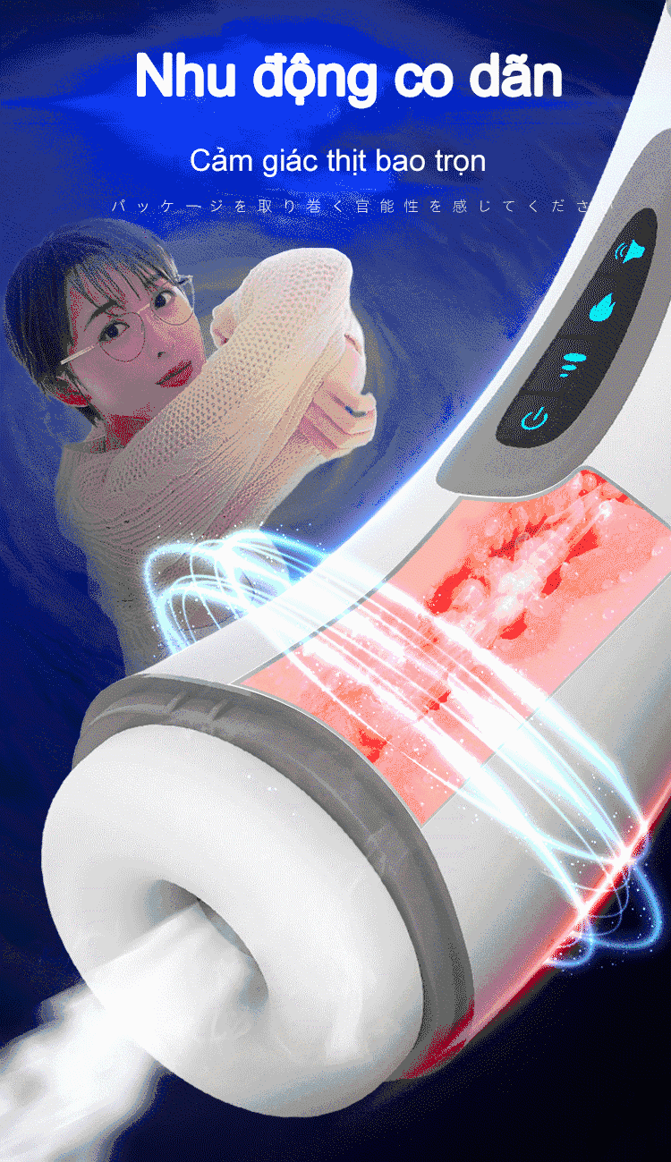 Âm Đạo Giả Bú Mút Điệp Viên 007 Masturbation Cup