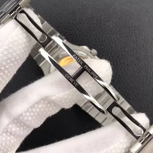 PATEK PHILIPPE Seamaster Nautilus Stainless Steel Black Dial 40 MM Watch