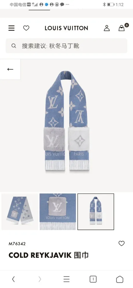 LOUIS VUITTON Scarves