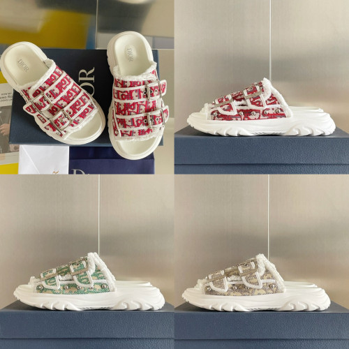 Dior Unisex_Slippers/Sandals eur 35-45