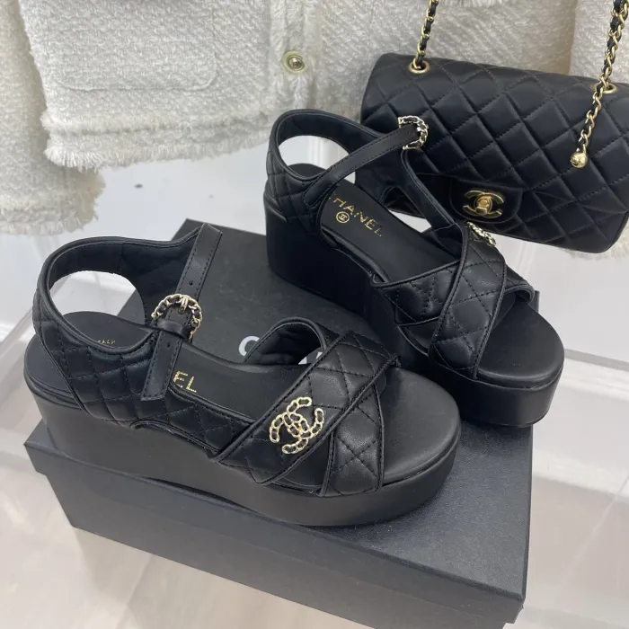 Chanel Women_Slippers/Sandals shoes eur 35-41 6.5CM