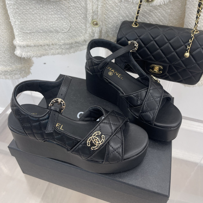 Chanel Women_Slippers/Sandals shoes eur 35-41 6.5CM