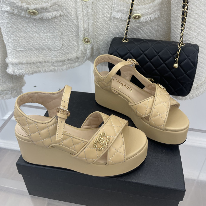 Chanel Women_Slippers/Sandals shoes eur 35-41 6.5CM