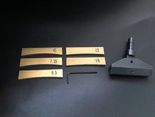 Fret Press Caul With 5 Inserts, Self – Leveling