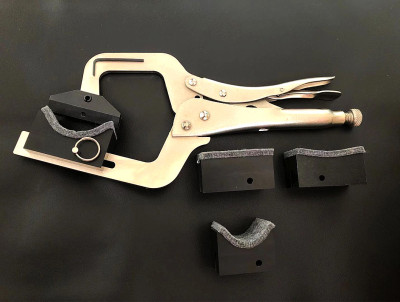 Hand Held Fret Press, & 4 Neck Supports, For Any Neck