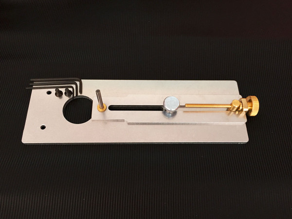The Soundhole and Rosette Routing Jig is a quality machined tool