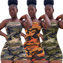 Fashion casual camouflage jumpsuit women LD9020