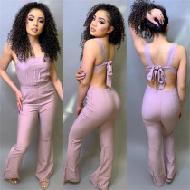 Casual Fashion Sweet Sling Jumpsuit T3319H