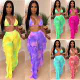 Ruffle Digital Printing Mesh Swimsuits With Panty ORY5117