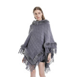 New Arrival Women Plain Color Coat Fringed Shawl Scarf DP2747