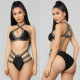 Wholesale Price 2 Pieces Bodycon Swimsuits For Ladies LS6245