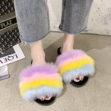 Women\'s shoes soft fluffy camouflage plush home slippers women 36-41 HWJ149