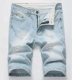 Denim shorts summer cotton hole light color jean TX006-5