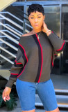 Casual Plus Size 3XL Striped Sweaters H1068