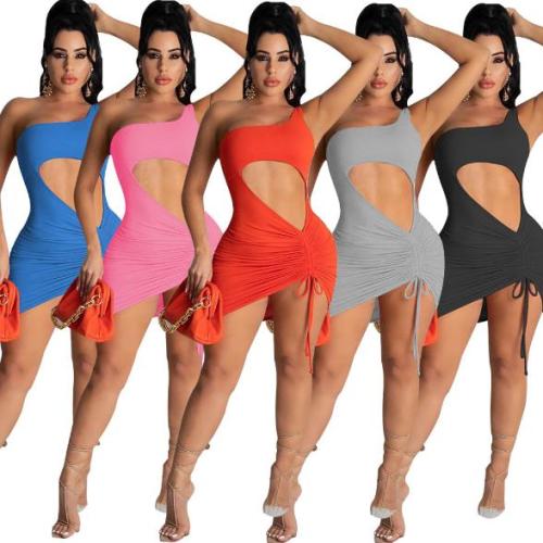 Hot slim sexy solid color Womens dress TC059