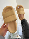 Large size slippers summer new style European and American flat bottom ladies slippers cross-border