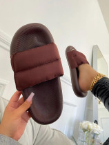 Large size slippers summer new style European and American flat bottom ladies slippers cross-border