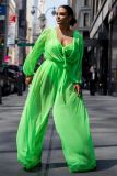 Sexy see-through mesh plus size women's jumpsuit Q7198