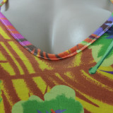 Fashion summer loose sleeveless V-neck strap dress SMR10468