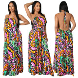 Fashion digital printing women's dress SMR10309