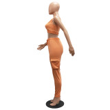 Plus size women's clothing yoga suit fashion casual pants suit H1651