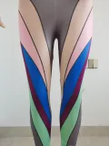 Digital printed sexy one-piece sports tights FFD1114