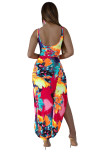 Sexy print dress LD98002