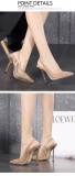 New women's shoes metal high-heeled mesh pointed toe stiletto sandals ble282-5