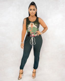Sexy suspenders fashion jumpsuit women's clothing M8019