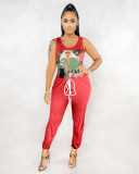 Sexy suspenders fashion jumpsuit women's clothing M8019