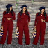 Women's hot selling hot style women's solid color jumpsuit L5059