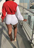 Women's Nightclub Fashion Sexy Cardigan Loose Bandage Temperament Commuter Long Sleeve + Pants Set Q5259