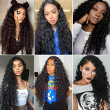 Wig female african small volume chemical fiber long curly hair wig headgear