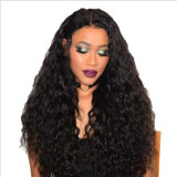 Wig female african small volume chemical fiber long curly hair wig headgear