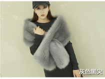 Fur collar shawl faux fur fox fur shawl female stage dinner dress cloak scarf scarf fake collar