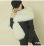 Fur collar shawl faux fur fox fur shawl female stage dinner dress cloak scarf scarf fake collar