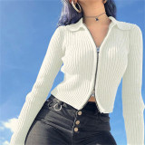 New knitted bottoming shirt sweater factory direct sales half high neck top women