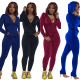 Women's long-sleeved trousers suit