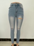 new modeling jeans womens straps denim nine pants 963