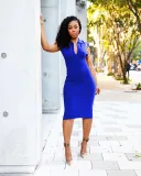 women's fashion sleeveless solid color dress