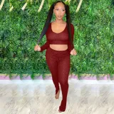 Women's summer sexy letter UCKING stitching zipper jumpsuit
