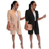 Women's suit suit jacket shorts two-piece spring and summer casual suit