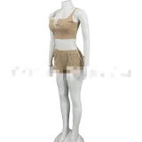 Pit fabric vest shorts casual sports suit